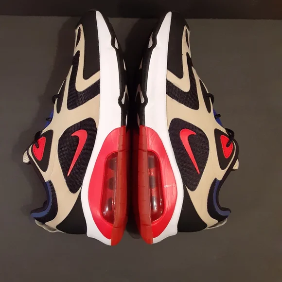 - NIKE AIR MAX 200 2019 TEAM GOLD UNIVERSITY RED BLACK AQ2568-700 MENS SIZ… - Picture 7 of 15